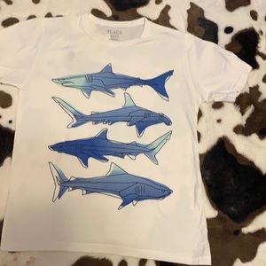 Boys Children’s Place Shark tee.